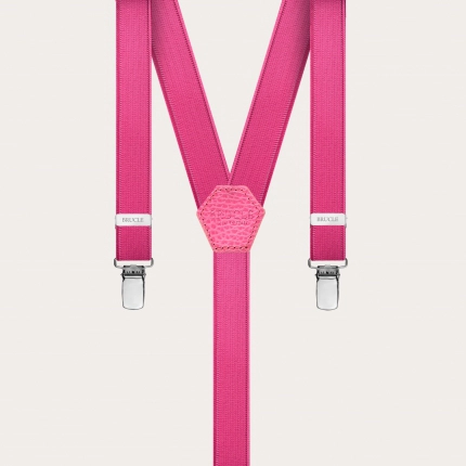 Hosenträger schmale für herren fuchsia