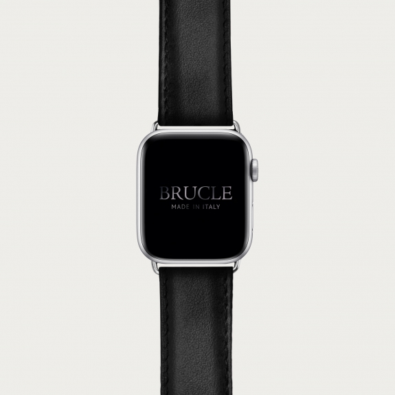 Armband kompatibel mit Apple Watch / Samsung Smartwatch, schwarz