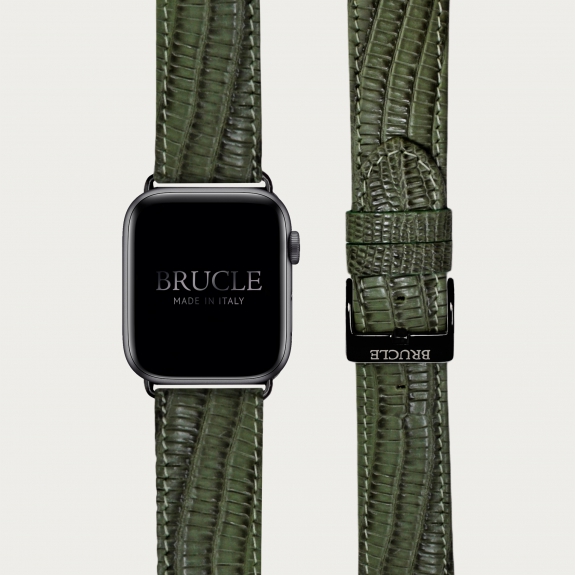 Brucle Armband kompatibel mit Apple Watch / Samsung Smartwatch, dunkelbraun