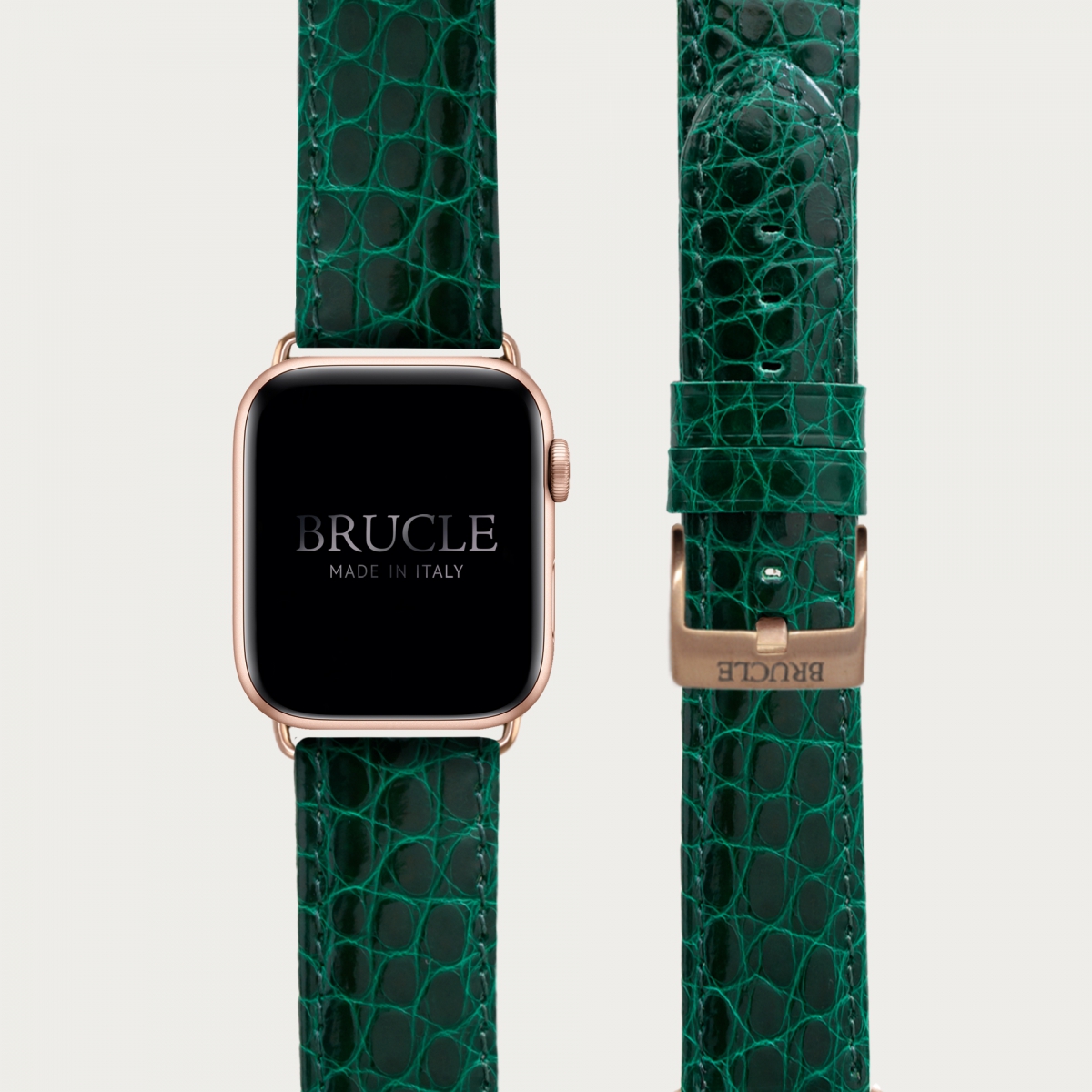 Brucle Armband kompatibel mit Apple Watch / Samsung Smartwatch, Leather Watch band compatible with Apple Watch / Samsung smartwa