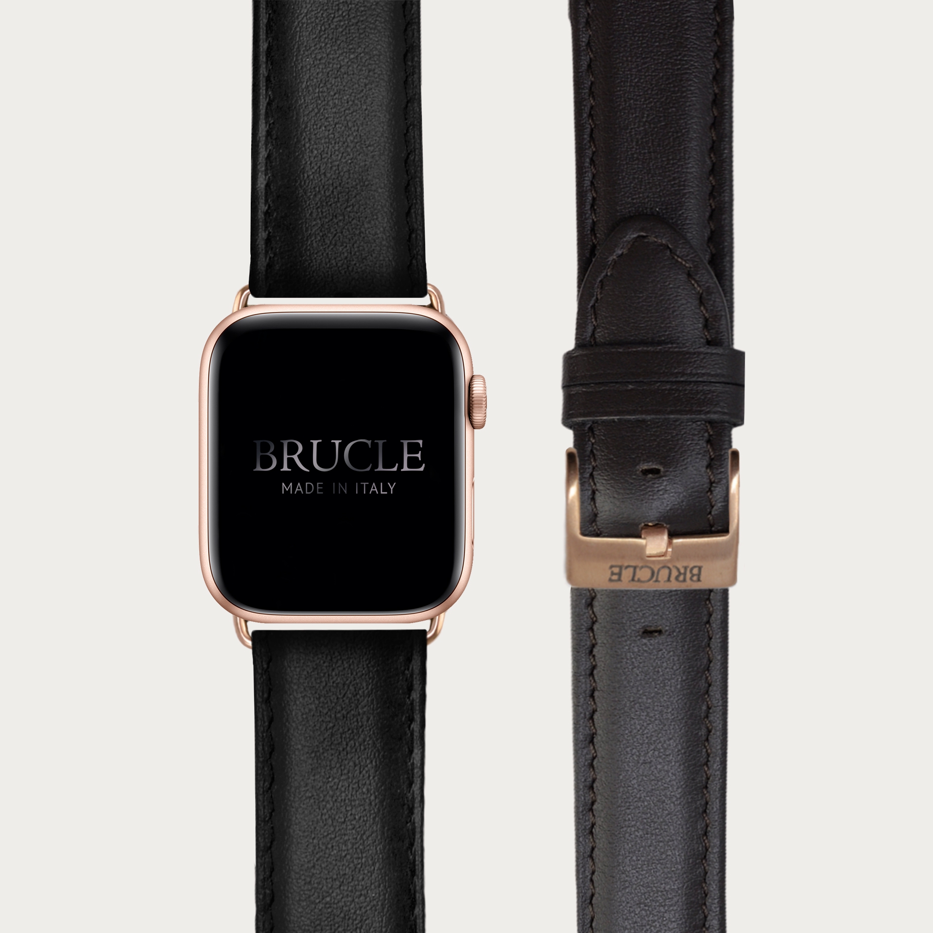 Cinturino in pelle con stampa tartan per orologio, Apple Watch e Samsung  Galaxy Watch - BRUCLE