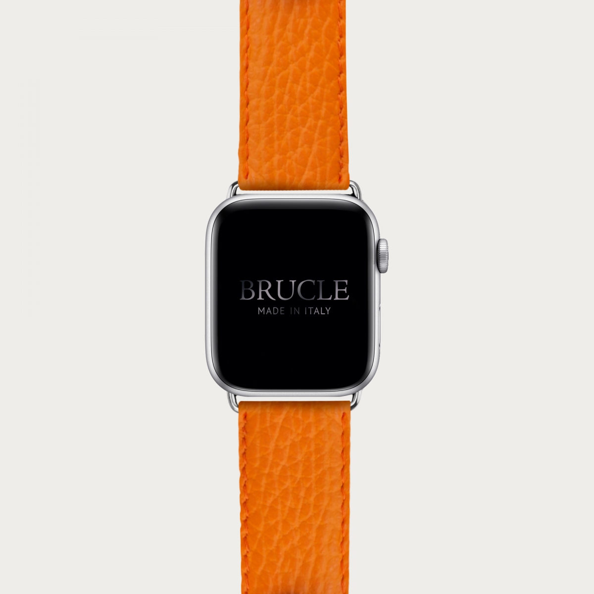 Correa de reloj compatible con Apple Watch / Samsung smartwatch, estampado naranja