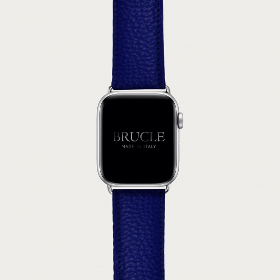 Correa de reloj compatible con Apple Watch / Samsung smartwatch, estampado royal blue