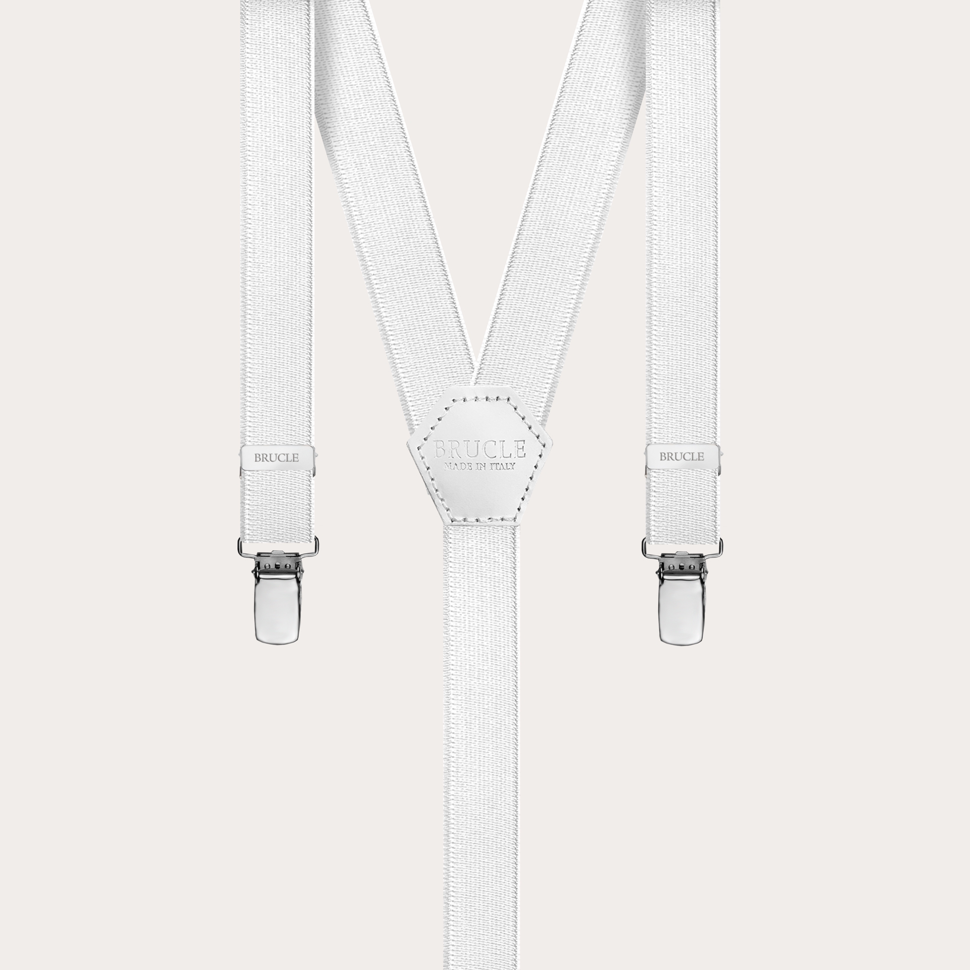 Bretelles enfants blanc