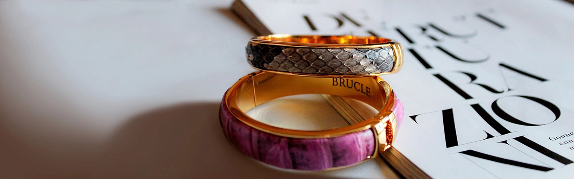 Brucle Python-Damenarmbänder | Luxus und Eleganz im Exotischen Stil