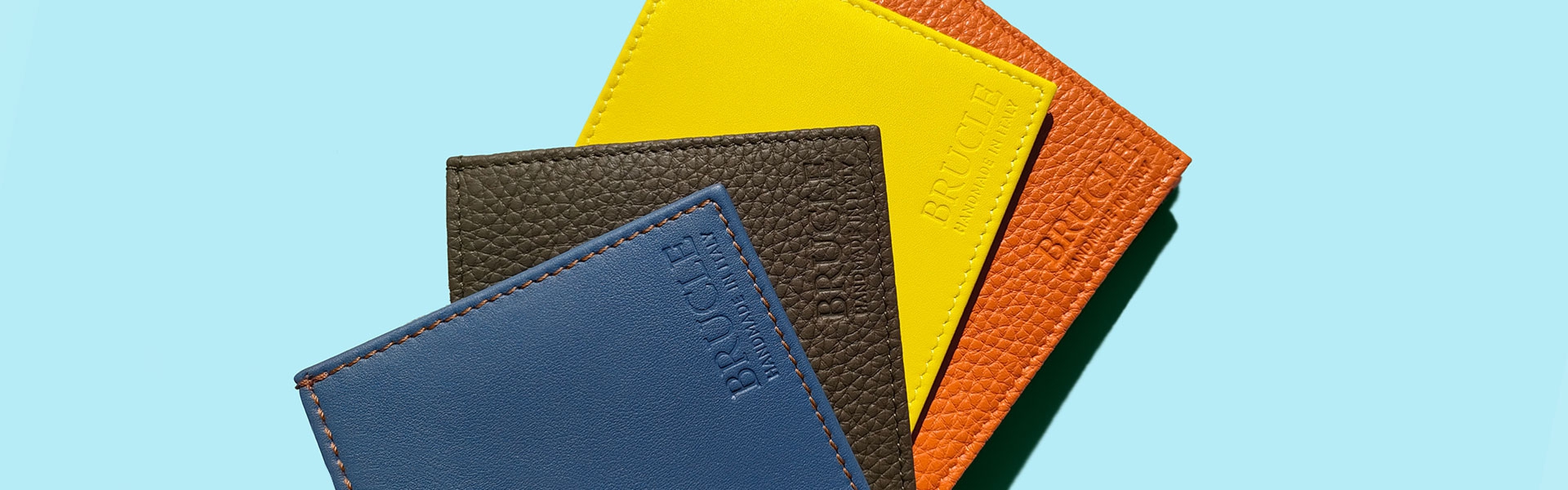Men's wallet leather handcrafted in Italy | BRUCLE